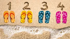 Welche Flip-Flops wählst du? Dieser Test zeigt dir, wohin du in die Ferien fahren solltest